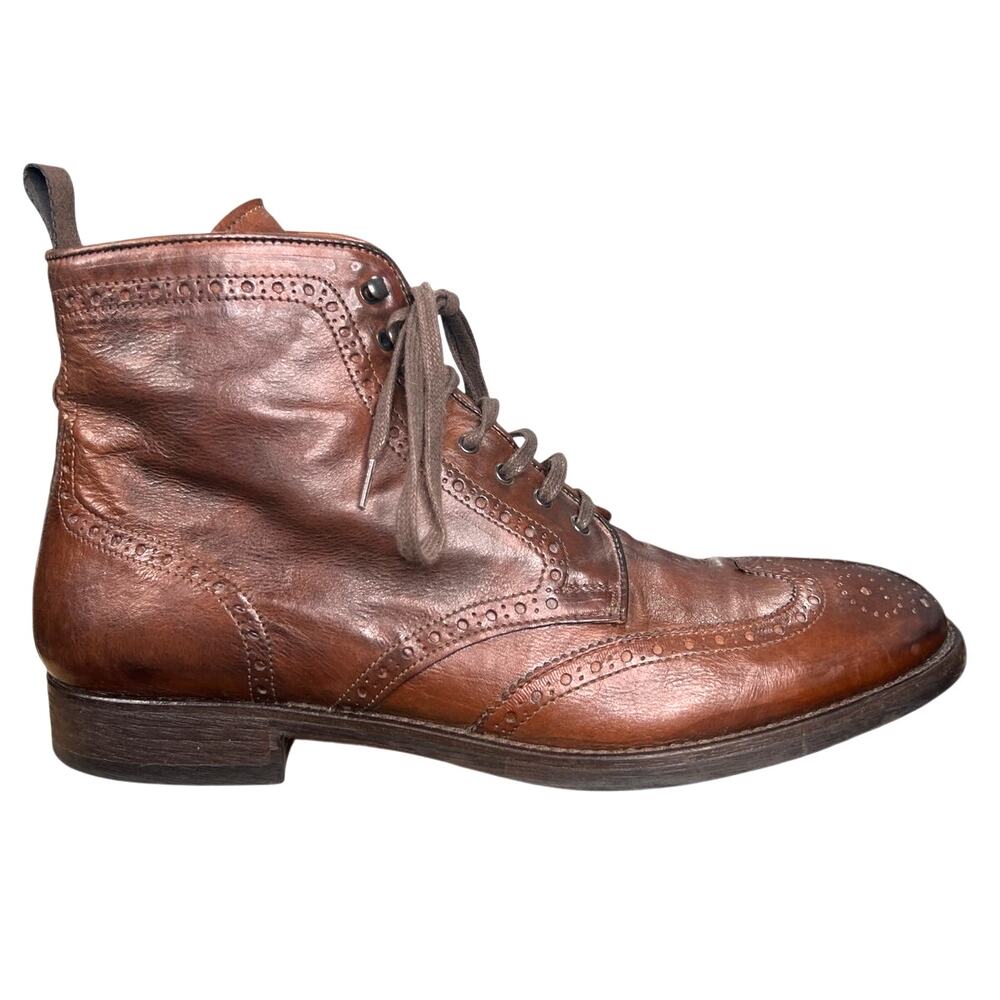Too Boot New York Men’s Bruckner Brown Wingtip Chukka Boot Size US 11